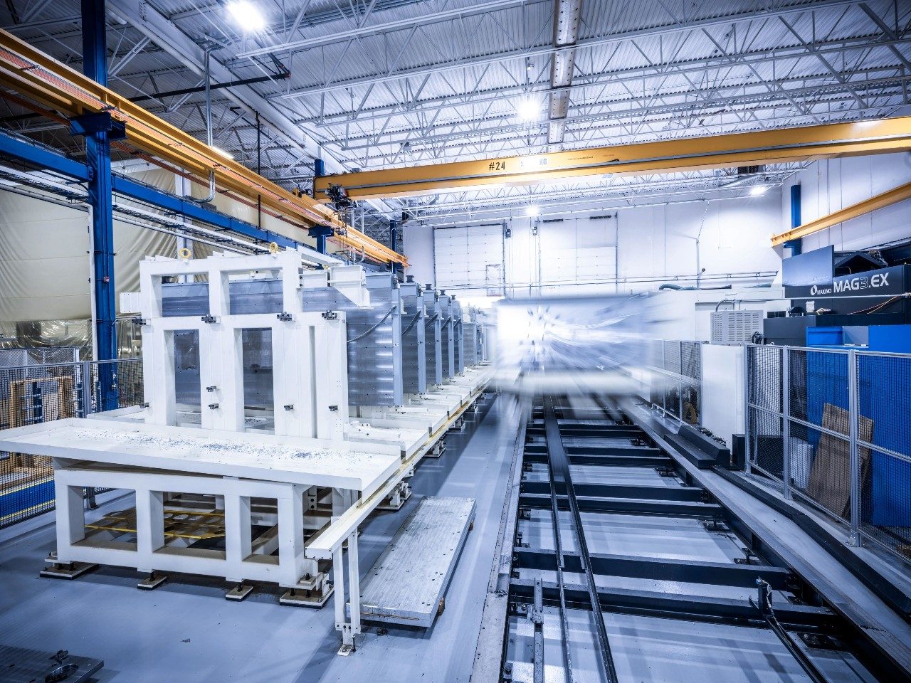 ASCO manufacturing floor from overhead