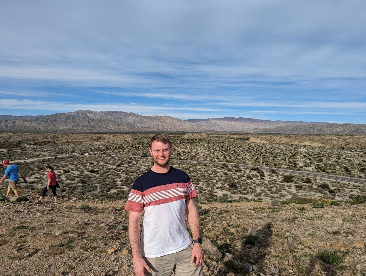 Ant at San Andreas Fault Line